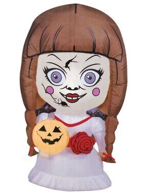 Annabelle Horror Airblown Inflatable 4.5 Ft Halloween Outdoor Decor Gemmy